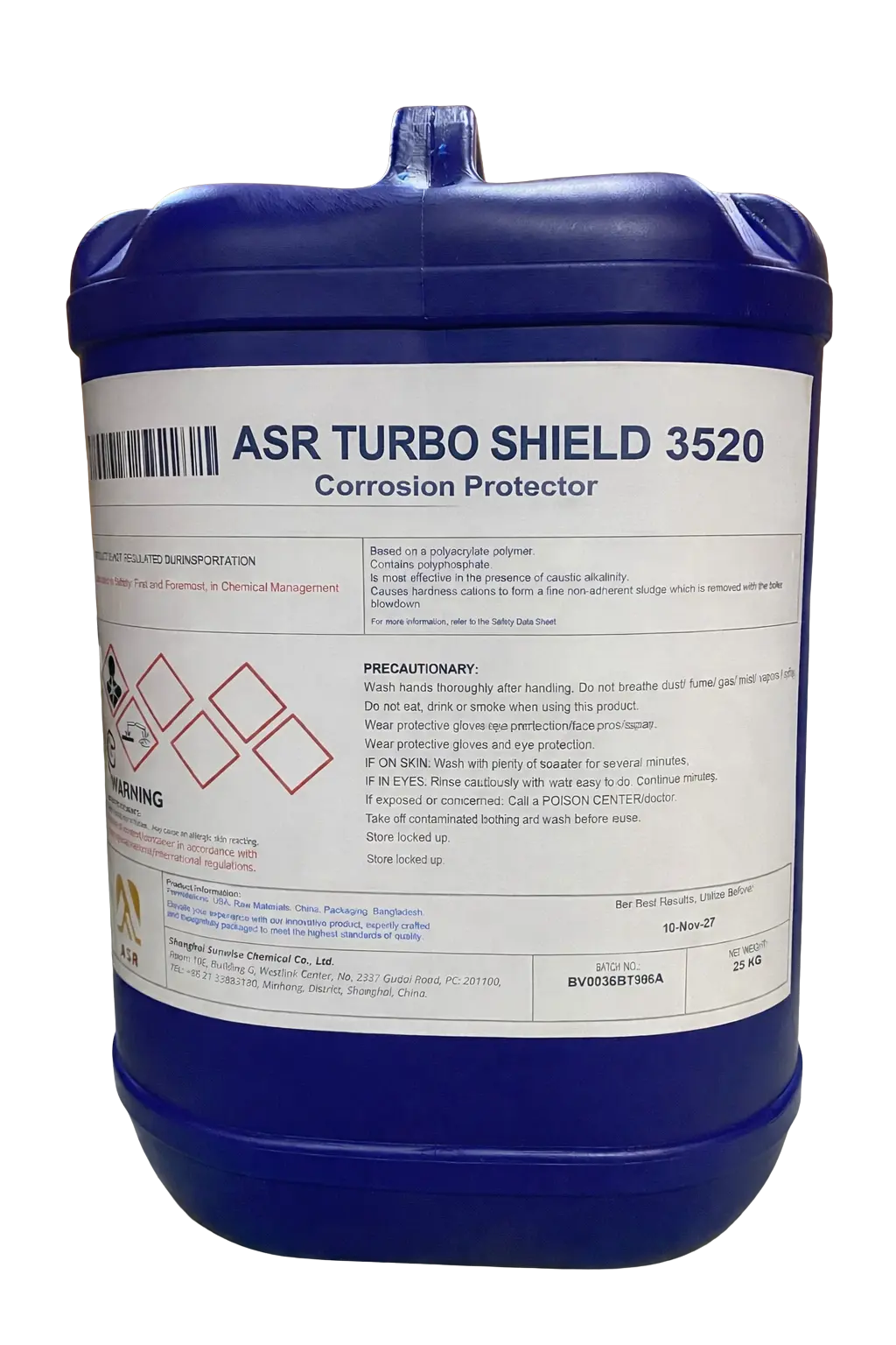 ASR TURBO-SHIELD 3520 Turbine Cleaning Corrosion Inhibitor